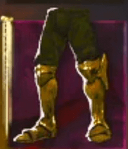 Gilded Spearman Greaves